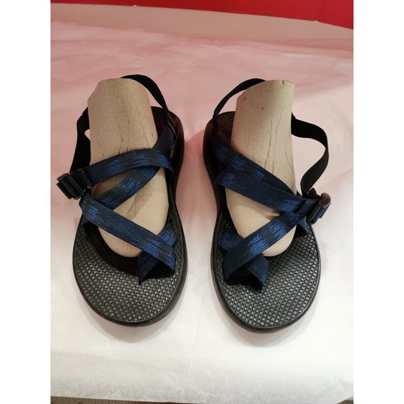 CHACO MEN\'S Z/CLOUD ADJUSTABLE STRAP ATHLETIC SANDAL AERO BLUE SIZE 9